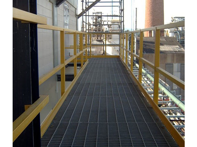  G R P Walkway and Railing in Chemical Plant 